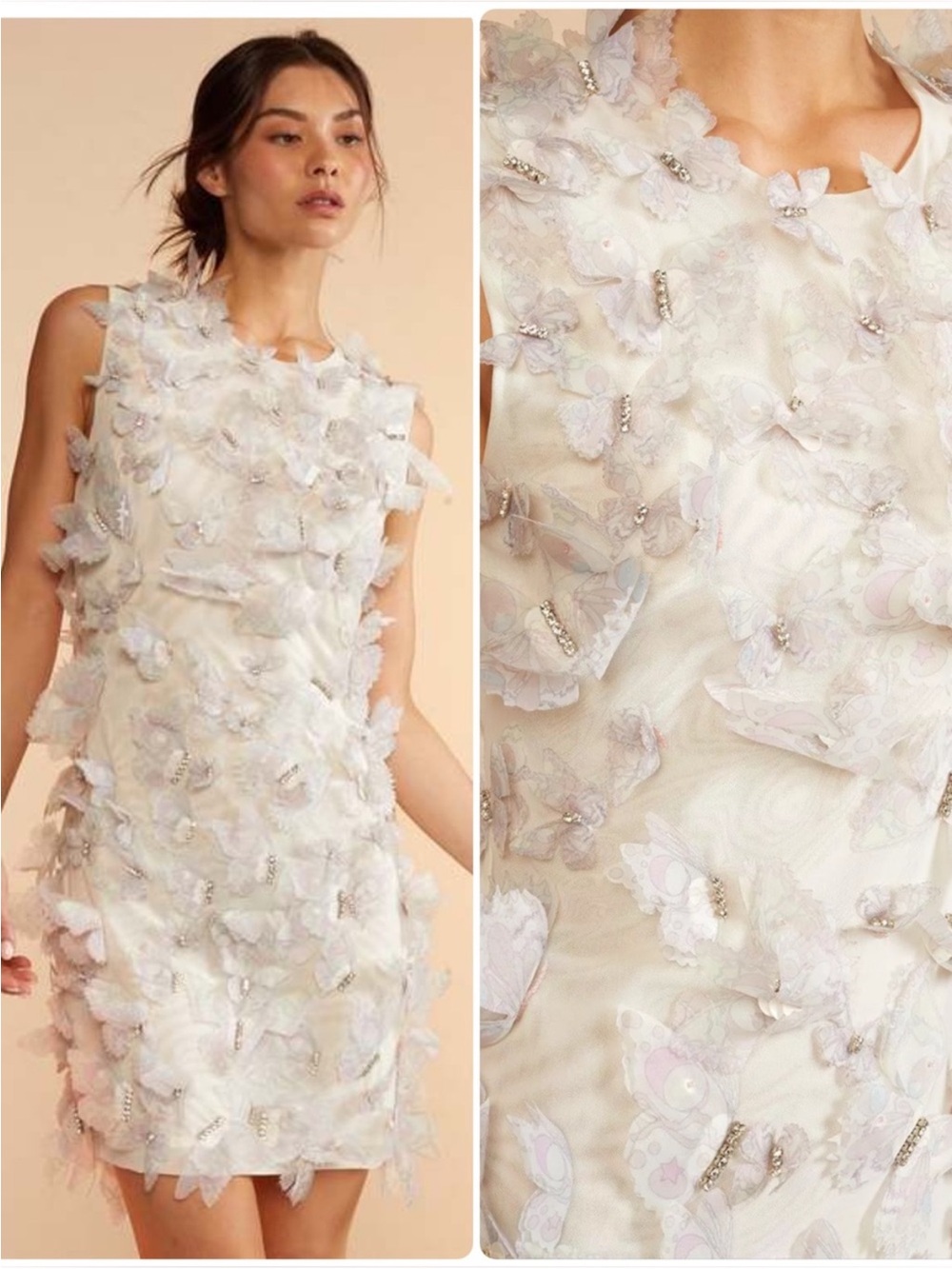 Cynthia Rowley ButterFly Crystal Dress